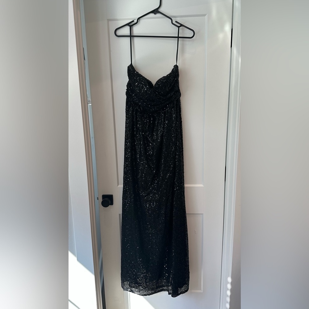 Pinkblush Black Strapless Dress